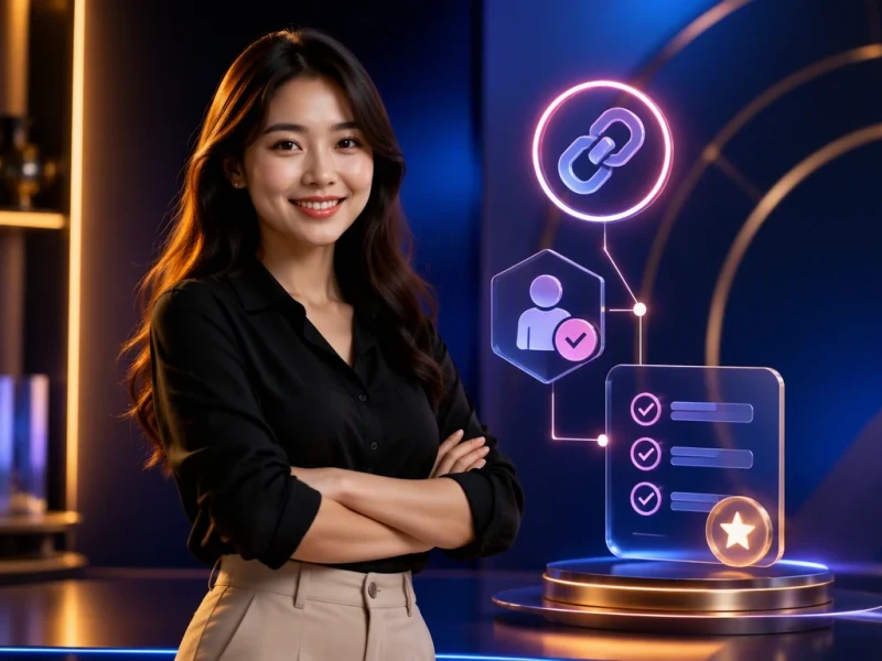 Checklist kiểm tra link và tài khoản OK9 với biểu tượng khiên bảo mật và thiết bị số