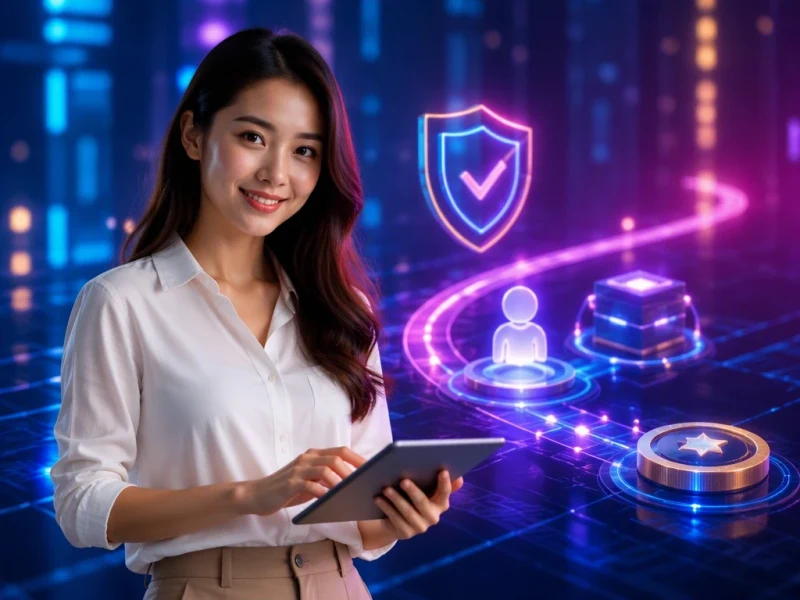 Quy trình truy cập theo các bước qua giao diện số với lớp bảo mật